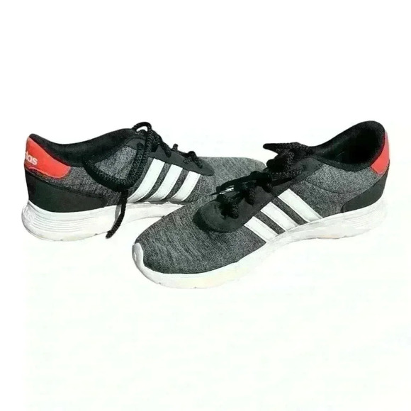adidas - Unisex Lite Racer - Color: Black - Red. Size Men 7, Women 8 - Picture 4 of 8